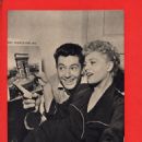 Farley Granger and Shelley Winters - Movie Life Magazine Pictorial [United States] (July 1951) - 454 x 615