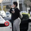 Bhad Bhabie – Seen showcasing a new hairstyle while out in Los Angeles