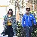 Emily V. Gordon – With Kumail Nanjiani seen by a COVID-19 testing site in Los Angeles - 454 x 681