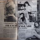 France Anglade - Festival Magazine Pictorial [France] (21 November 1961) - 454 x 325