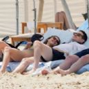 Jenaye Noah – In bikini on vacation at Club 55 in St-Tropez