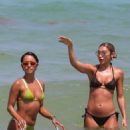 Karrueche Tran – With Chantel Jeffries in a bikinis on the beach in Miami - 454 x 636