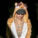 Hailey Bieber – With Justin in Halloween spirit at The Peppermint in West Hollywood