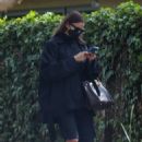 Irina Shayk – Spotted while leaving her ex Bradley Cooper’s house in Pacific Palisades