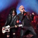 Nikki Sixx and James Michael of Sixx:A.M. perform at The Joint inside the Hard Rock Hotel & Casino on April 10, 2015 in Las Vegas, Nevada - 454 x 334