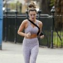 Emily Blackwell – Out for a run in London - 454 x 665