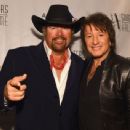 Toby Keith and Guitarist Richie Sambora attend the Songwriters Hall Of Fame 46th Annual Induction And Awards at Marriott Marquis Hotel on June 18, 2015 in New York City.