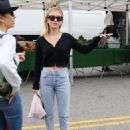 Genevieve Hannelius – Shopping at the Farmer’s Market in Studio City
