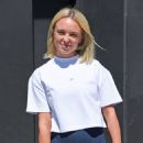 Jorgie Porter – Leave a photo shoot for his new clothing brand Transpire in Manchester - 454 x 646