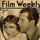 Claudette Colbert, Fred MacMurray - Film Weekly Magazine Cover [United Kingdom] (25 April 1936)