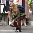 Mae Whitman – On the set of ‘Up There’ in New York - 454 x 454