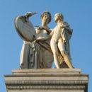 Sculptures of Greek goddesses