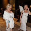 Emily Atack – Dressed as Marilyn Monroe arriving at Keith Lemon’s birthday Party - 454 x 586