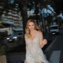 Christiana Aristotelous- Outside the Hotel Martinez in Cannes - 454 x 565