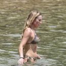 Joanne Froggatt – In a bikini at a Sydney Harbour beach - 454 x 555