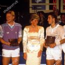 Princess Diana attends to Fosters Charity Tennis Event at the John Lloyd Tennis Centre, London, Britain - 1988