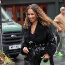Leona Lewis – Stepping out at Heart radio studios in London - 454 x 639