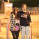 Taylor Hill walk with her boyfriend in West Hollywood