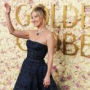 Kate Hudson wore a strapless gown at 82nd Annual Golden Globes Awards in Beverly Hills