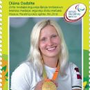 Latvian female discus throwers