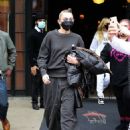 Miley Cyrus – In all black as she steps out from the Bowery Hotel in New York