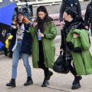 Michelle Keegan – Arriving for Brassic filming in Blackpool - 454 x 371