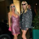 Paris Hilton and Nicky Hilton Arrives at Versace Fashion Show Afterparty in Milan - 454 x 681