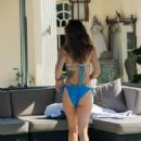 Katie Waissel – In a bikini around the pool in Morocco - 454 x 649
