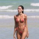 Debbie St. Pierre – In a bikini in Miami - 454 x 710