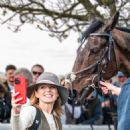 Geri Horner – Point to Point races in Buckinghamshire on Easter Saturday - 454 x 454