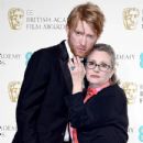 Domhall Gleeson and Carrie Fisher - The EE British Academy Film Awards (2016) - 433 x 612