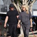 Malin Akerman – Seen with her husband Jack Donnelly near their home in Los Angeles - 454 x 636