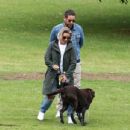 Lisa Armstrong – With new boyfriend in a park in West London - 454 x 434