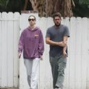 Whitney Port – And Tim Rosenman going out for a walk in Los Angeles