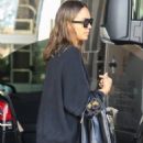 Jessica Alba – In a denim heading to Milk Studios in West Hollywood - 454 x 682