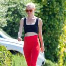 Kate Bosworth in Red Tights – Out in Los Angeles