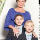 Leticia Calderón, Luciano and Carlos- TVyNovelas Mexico Magazine May 2013 - 248 x 597
