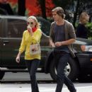 Kate Bosworth and James Rousseau stroll in West Village, NYC 2007-09-13 - 454 x 561