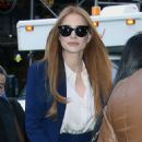 Jessica Chastain – Leaving Today morning show in New York - 454 x 665
