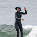 Leighton Meester – Seen on a surf session in Malibu - 454 x 681