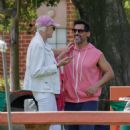 Brigitte Nielsen – With Mattia Dessi out in Los Angeles - 454 x 588