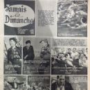 Never on Sunday - Festival Magazine Pictorial [France] (24 January 1961)