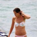 Ana Ivanovic in Bikini on a yacht in Mallorca adds - 454 x 982