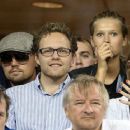 Leonardo DiCaprio, Lukas Haas and Toni Garrn showed up at the 2013 US Open Tennis Championship in New York City yesterday (September 3)