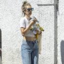 Vanessa Kirby in Jeans – Out in London