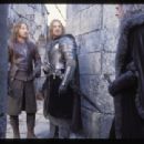 David Wenham as Faramir, Sean Bean as Boromir and John Noble as their father Denethor in New Line Cinema's 
