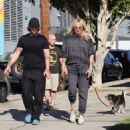 Malin Akerman – Seen with her husband Jack Donnelly near their home in Los Angeles - 454 x 491