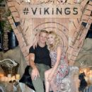 Alexander Ludwig and Katheryn Winnick – Vikings Battle Axe Training at San Diego Comic Con 2019 - 454 x 682