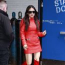 Christine Ko – In a red mini dress at Good Morning America morning show - 454 x 678