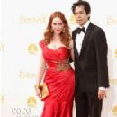 Christina Hendricks with husband Geoffrey Arend